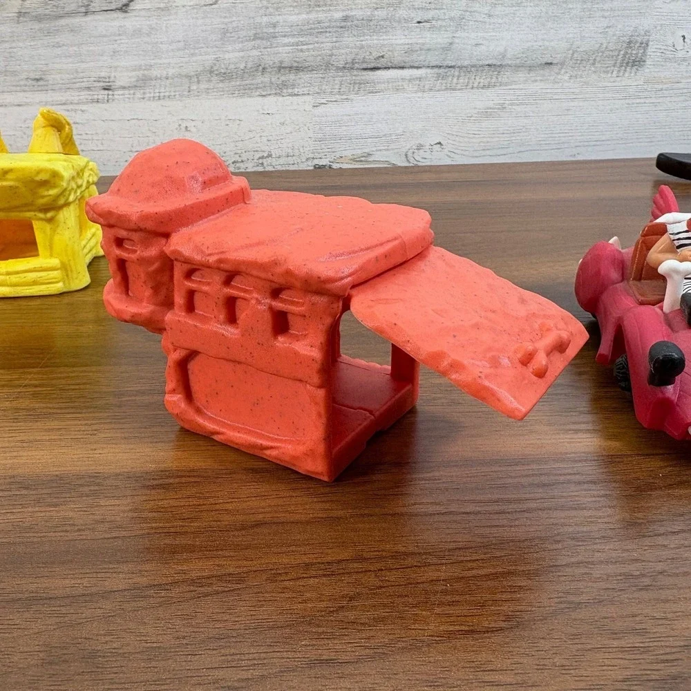 Vintage 1993 McDonald's Flintstones Happy Meal‎ Toys Complete Set Of 5